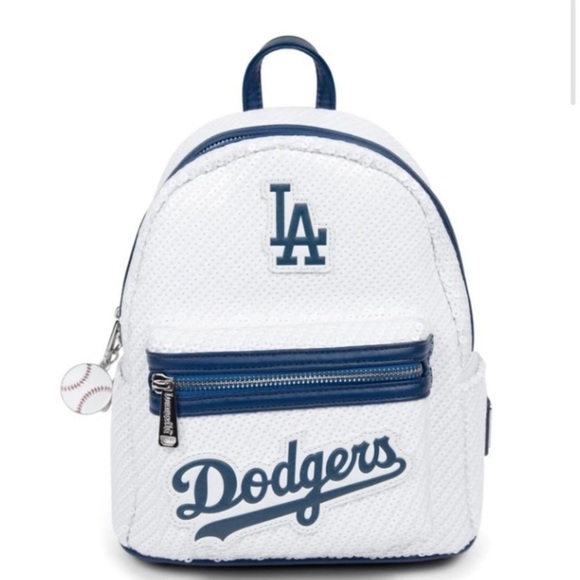 Loungefly Handbags - Limited Edition ✨Loungefly MLB Los Angeles Dodgers Sequin Mini Backpack